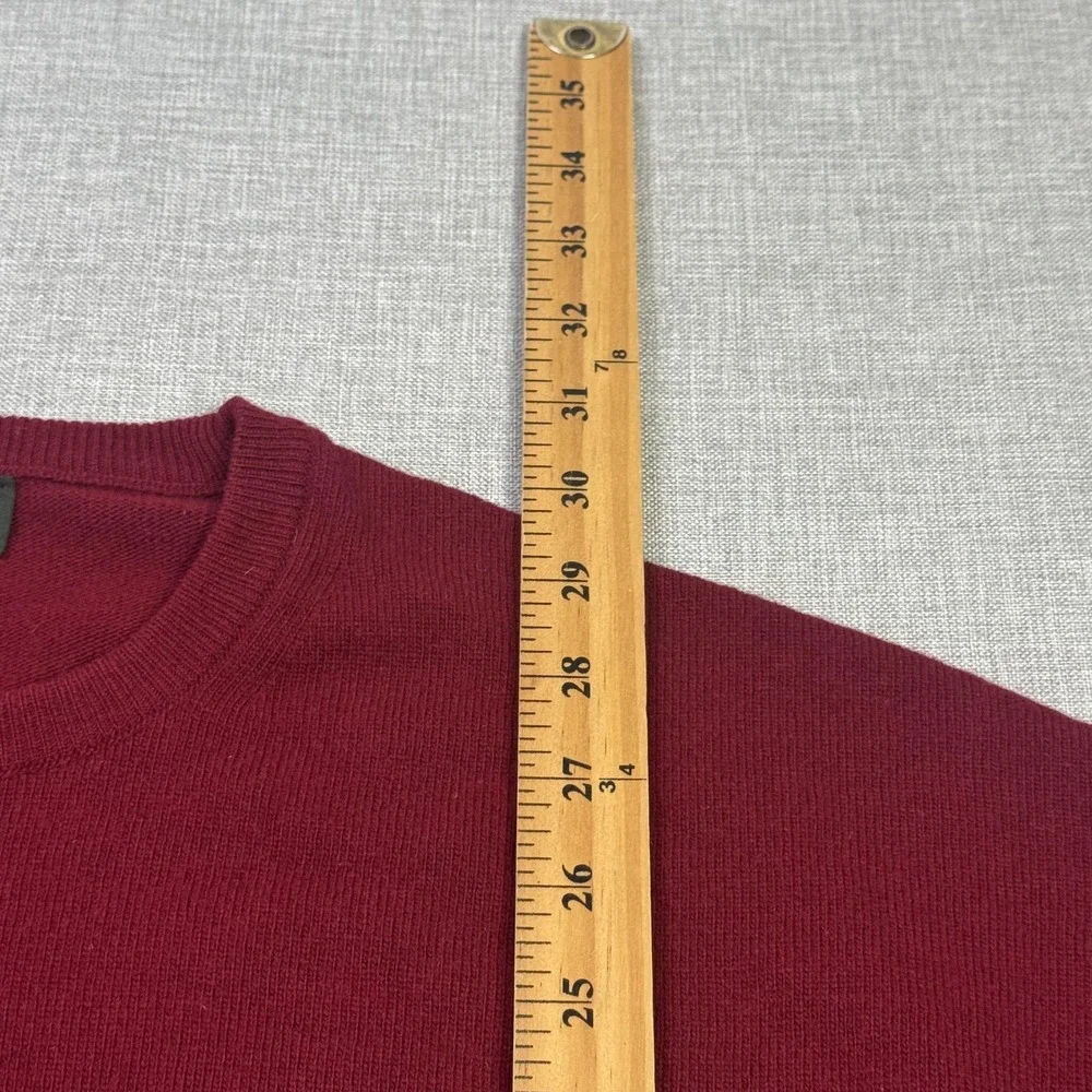 Peter Scott Lambswool Pine Valley Golf Club Pullover Sweater Mens 48 Red
